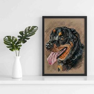 Colored Pencil Pet Portrait