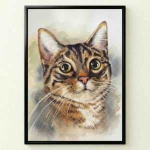 Watercolor Pet Portrait